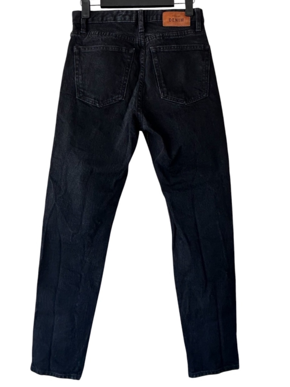 Sézane Denim Le Brut Sexy Jeans Black Size 26 Style S22IPAN004N Organic Cotton - Picture 4 of 16